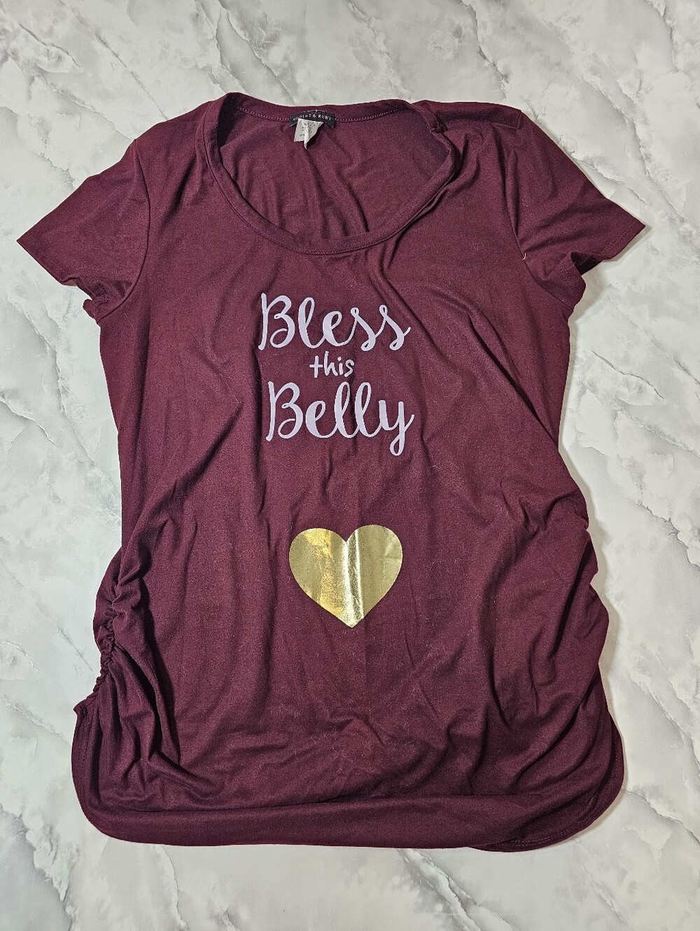 Maternity Top XL Violet & Ruby